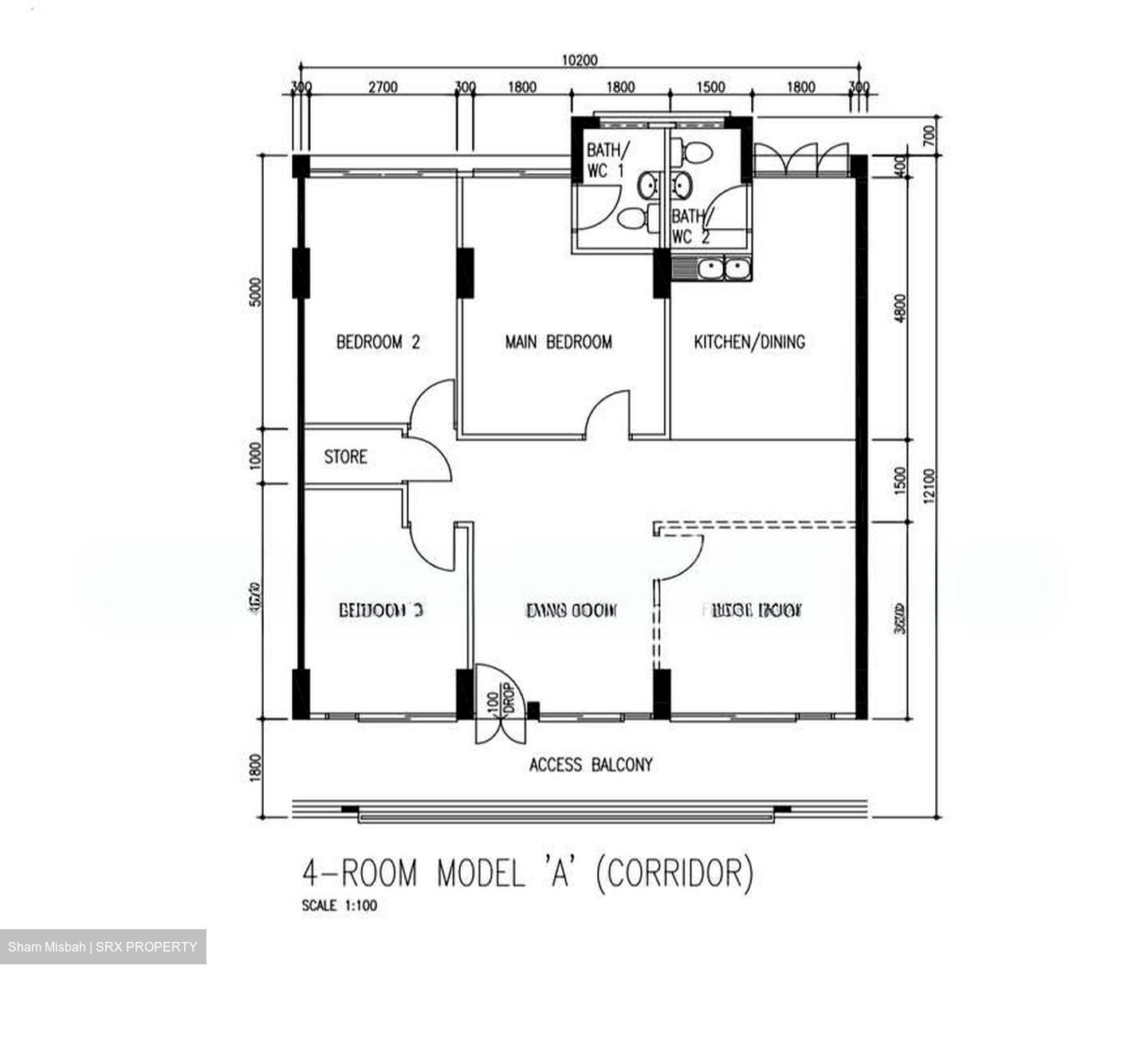 Blk 132 Choa Chu Kang Avenue 1 (Choa Chu Kang), HDB 4 Rooms #599602871
